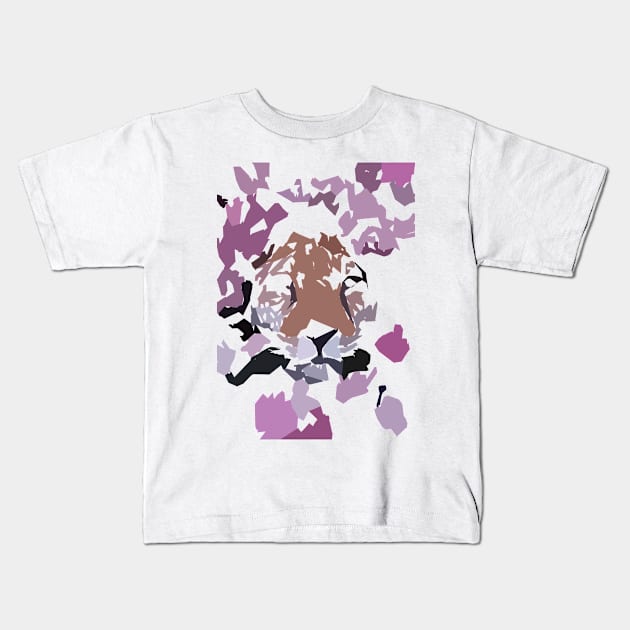 Tiger Abstract Art Kids T-Shirt by Playful Creatives